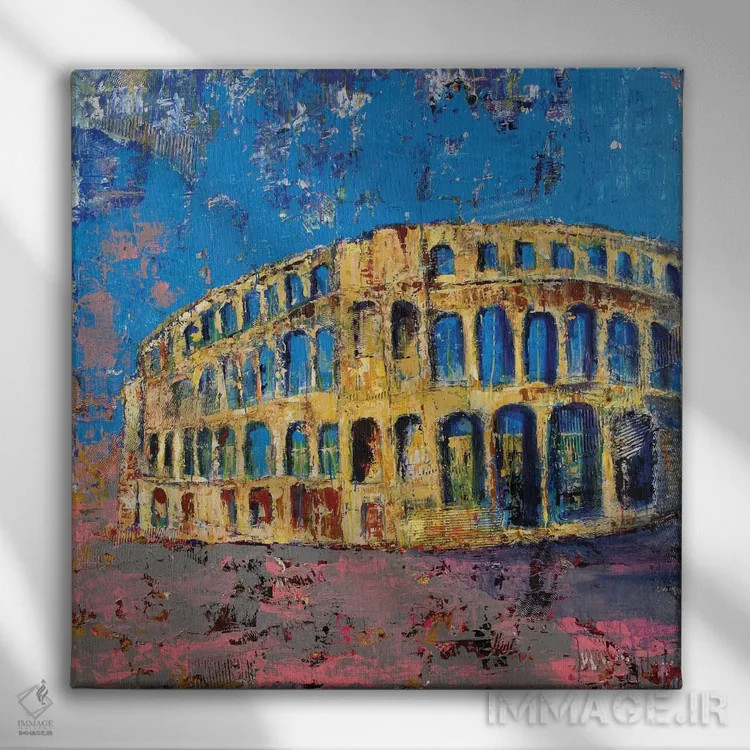 تابلو پپلوم (ژانر ادبی یا سینمایی) اثر دیوید گیستا - نمای روبهرو روی دیوار