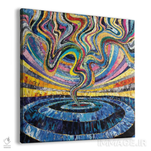 تابلو آتشفشان اثر دیوید گیستا - نمای پرسپکتیو محصول