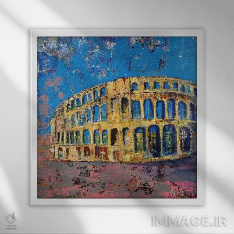 تابلو پپلوم (ژانر ادبی یا سینمایی) اثر دیوید گیستا - نمای قابدار سفید