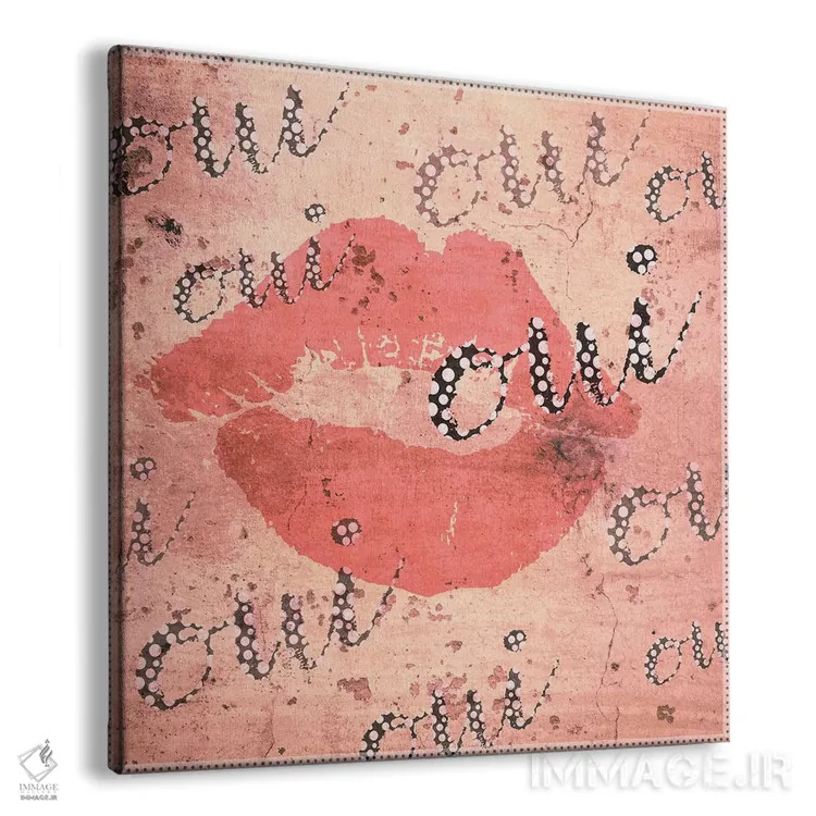 تابلو صحبتهای خیابان پاریسی اثر گرافیتی استودیوها (استودیوی طراحی و چاپ) - نمای پرسپکتیو محصول