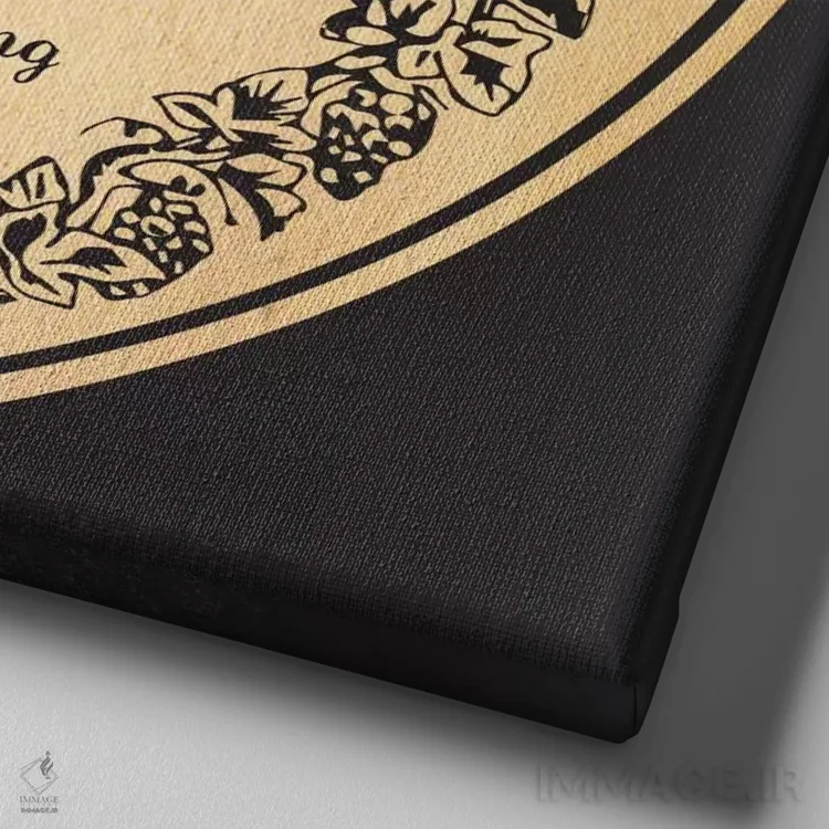 تابلو جاذبه شمال (فرانسه) اثر فایو بای فایو کالکتیو - نمای نزدیک بافت بوم