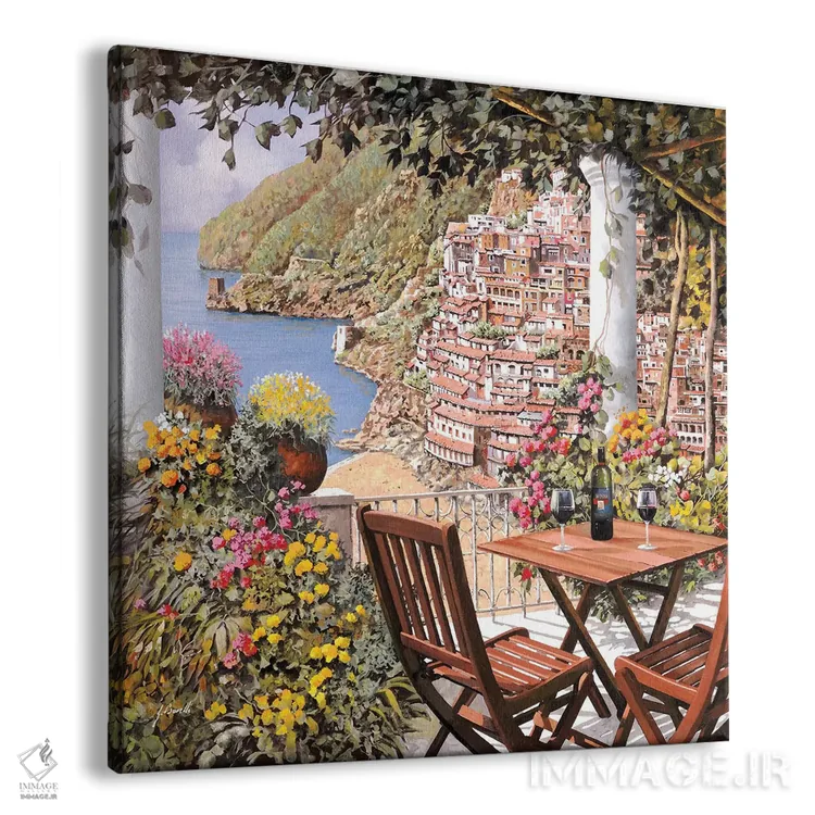 تابلو دو لیوان در پوزیتانو اثر گویدو بورلی - نمای پرسپکتیو محصول