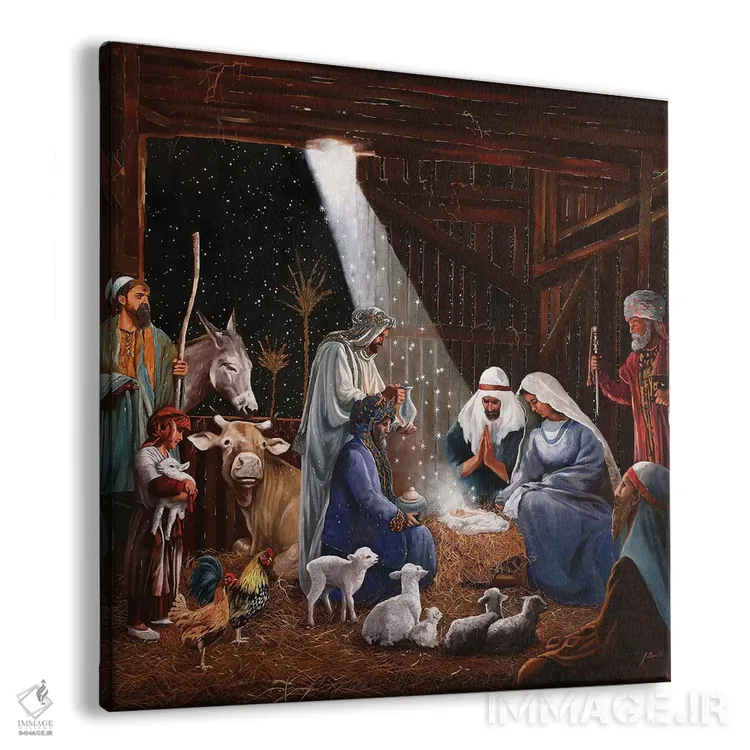 تابلو تولد در نظم اثر گویدو بورلی - نمای پرسپکتیو محصول