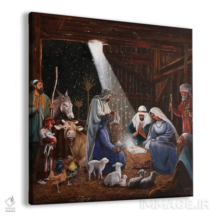 تابلو تولد در نظم اثر گویدو بورلی - نمای پرسپکتیو محصول