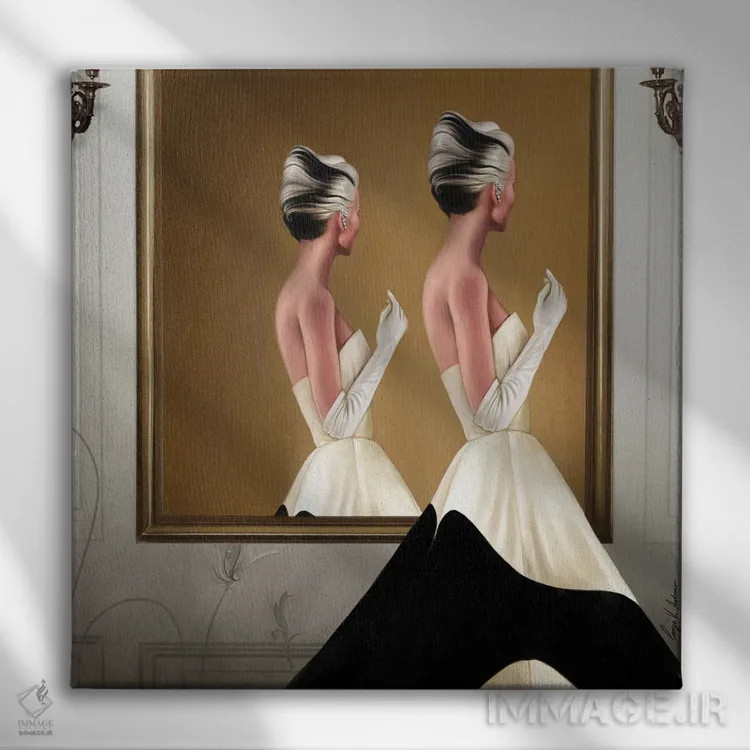 تابلو متاکسی (اسطوره یونانی) اثر جورج وی. آنتونیـو - نمای روبهرو روی دیوار