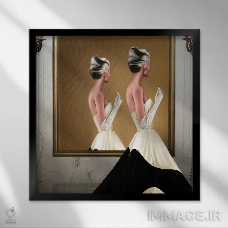 تابلو متاکسی (اسطوره یونانی) اثر جورج وی. آنتونیـو - نمای قابدار مشکی