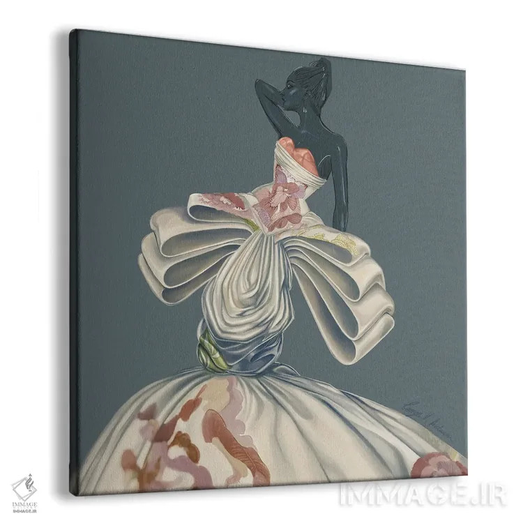 تابلو شکوفایی ابریشم اثر جورج وی. آنتونیـو - نمای پرسپکتیو محصول