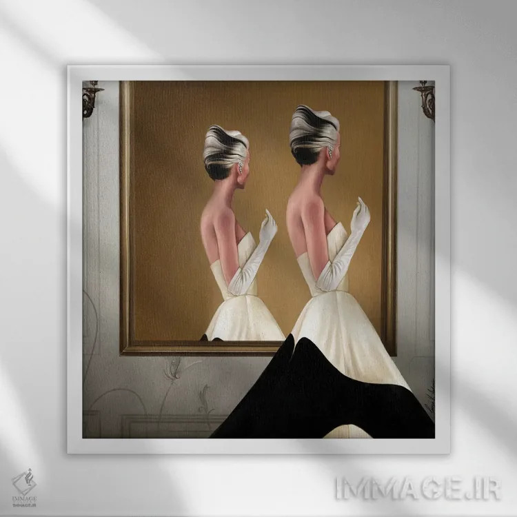 تابلو متاکسی (اسطوره یونانی) اثر جورج وی. آنتونیـو - نمای قابدار سفید