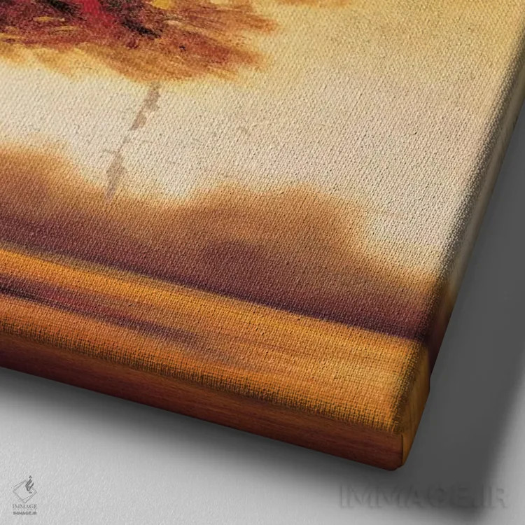 تابلو شکوه ۲ اثر گرگوری ویلیامز - نمای نزدیک بافت بوم