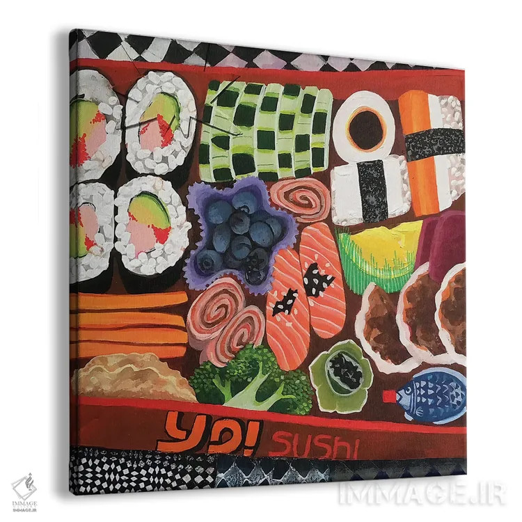 تابلو جعبه بنتو (غذای ژاپنی) اثر گرتی یانگ - نمای پرسپکتیو محصول