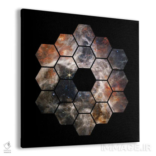 تابلو سحابی تارانتولا (تلسکوپ جیمز وب) اثر گت یور نرد آن (برند خلاقانه) - نمای پرسپکتیو محصول