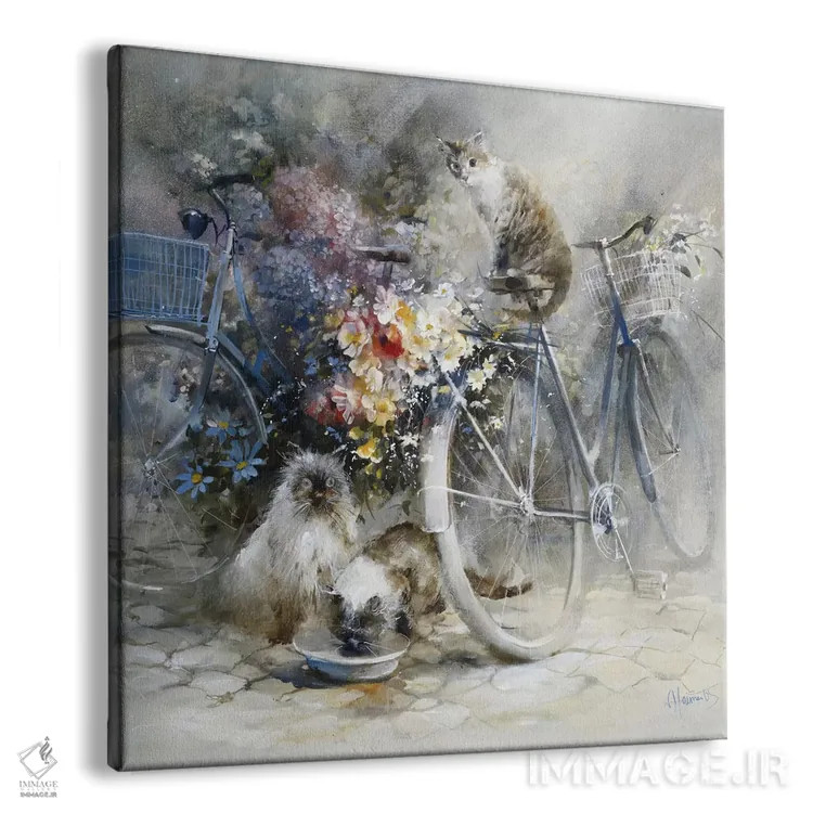 تابلو مسابقه دوچرخهسواری اثر ویلم هنراتس - نمای پرسپکتیو محصول