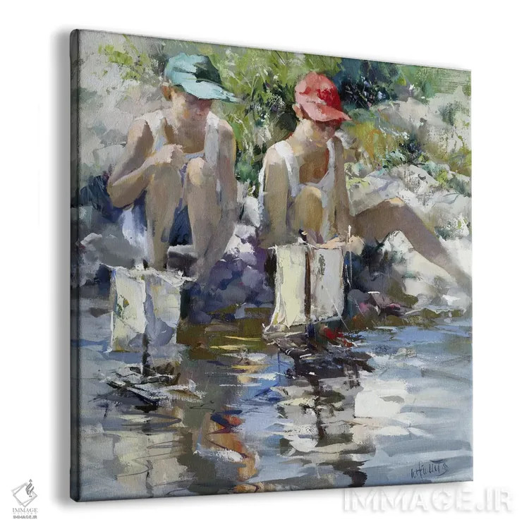 تابلو پسرها اثر ویلم هنراتس - نمای پرسپکتیو محصول