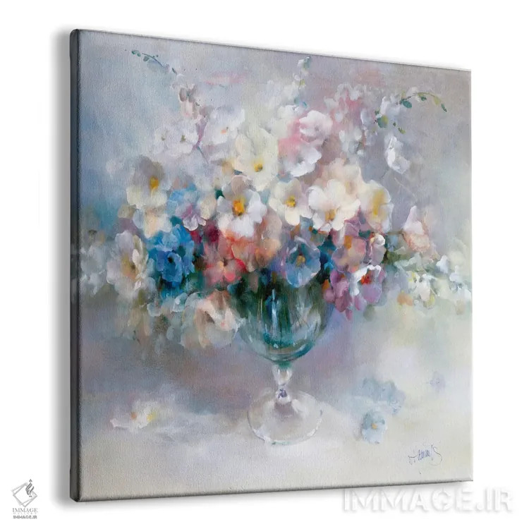 تابلو گلهای کریستالی اثر ویلم هنراتس - نمای پرسپکتیو محصول