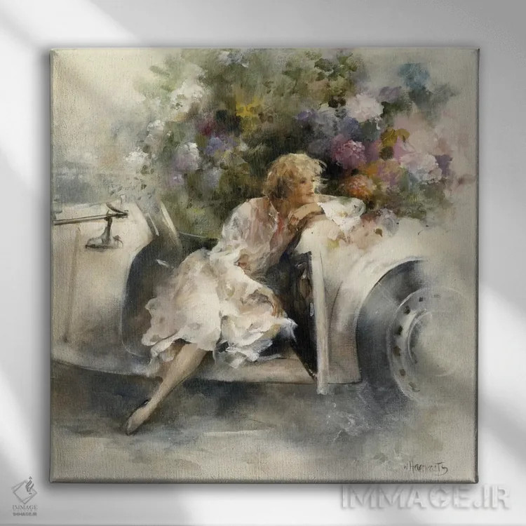 تابلو خیالپردازی روزانه اثر ویلم هنراتس - نمای روبهرو روی دیوار