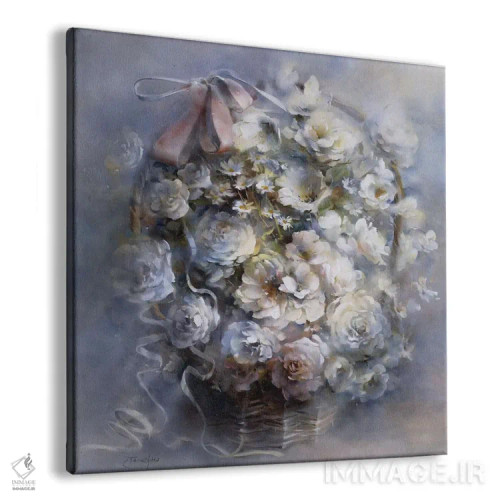 تابلو ادای احترام گلها اثر ویلم هنراتس - نمای پرسپکتیو محصول