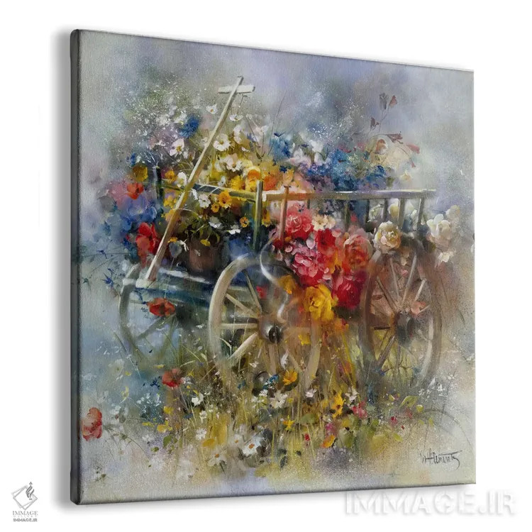 تابلو فرغون گل اثر ویلم هنراتس - نمای پرسپکتیو محصول