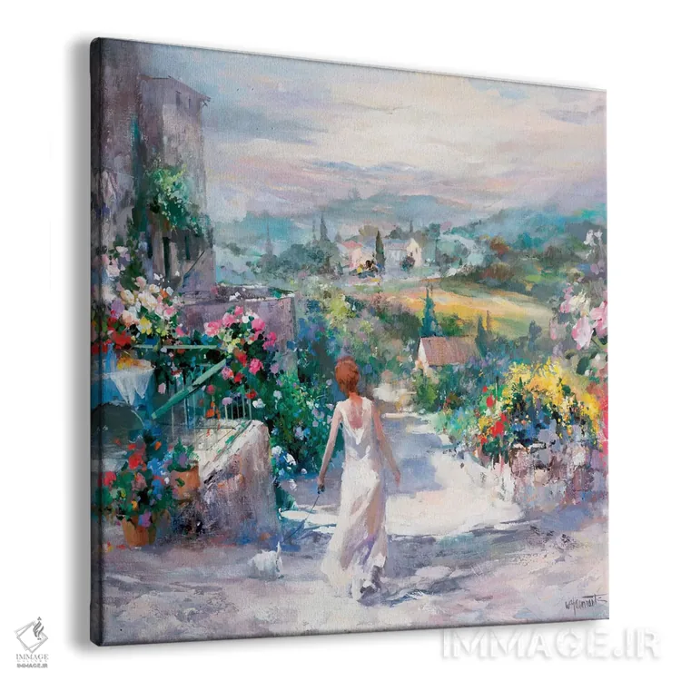 تابلو باغ تونی اثر ویلم هنراتس - نمای پرسپکتیو محصول