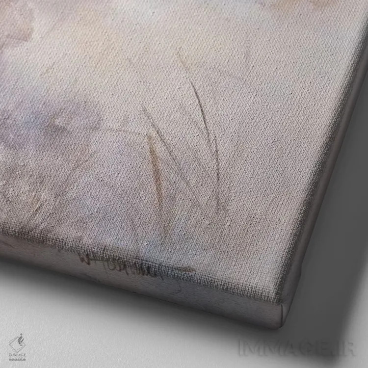 تابلو هماهنگی نزدیک اثر ویلم هنراتس - نمای نزدیک بافت بوم