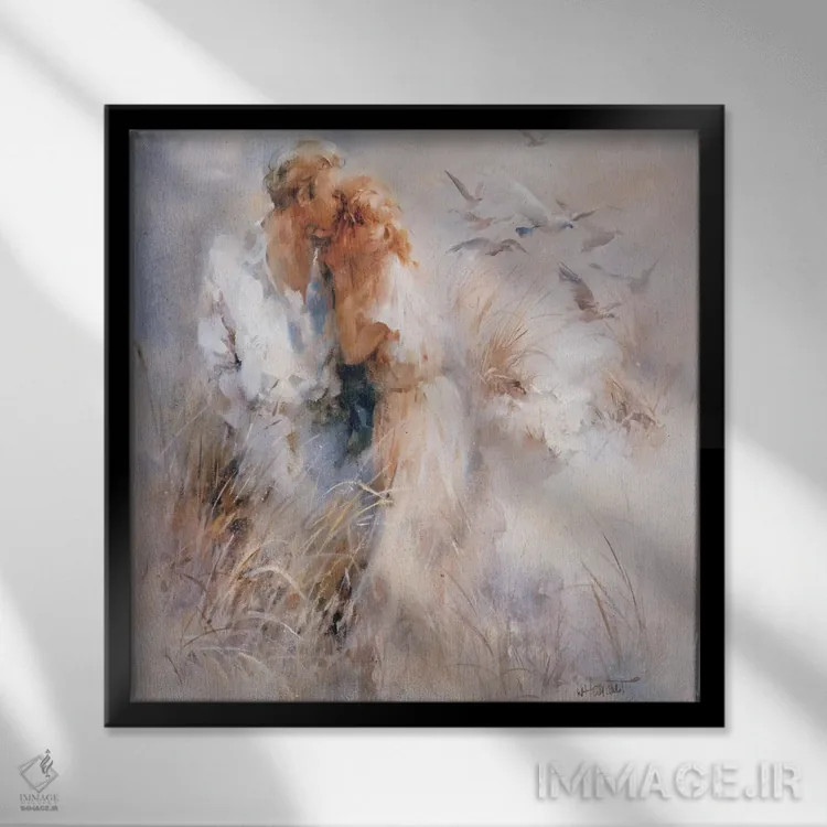 تابلو هماهنگی نزدیک اثر ویلم هنراتس - نمای قابدار مشکی