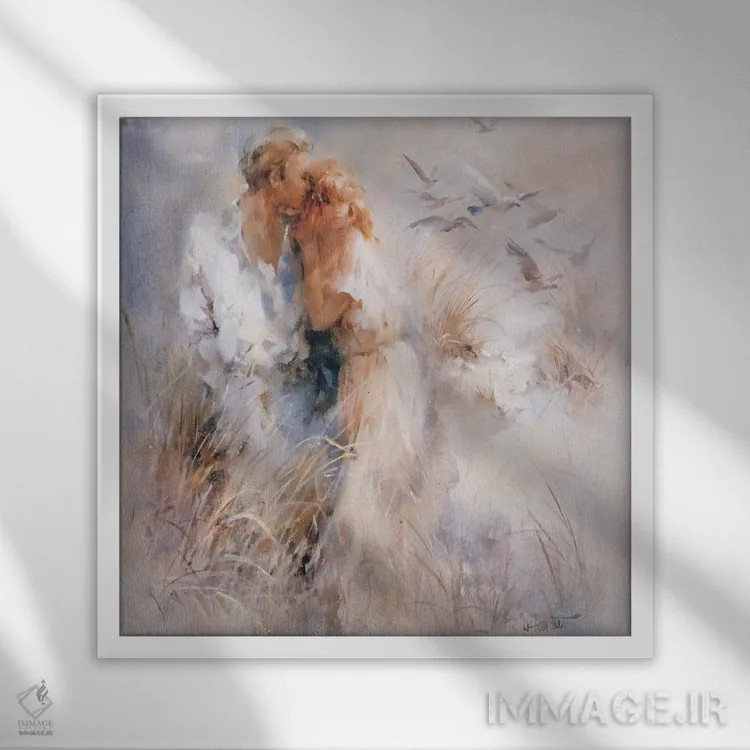 تابلو هماهنگی نزدیک اثر ویلم هنراتس - نمای قابدار سفید