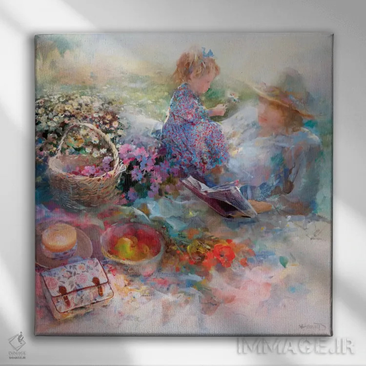 تابلو لحظه طلایی اثر ویلم هنراتس - نمای روبهرو روی دیوار