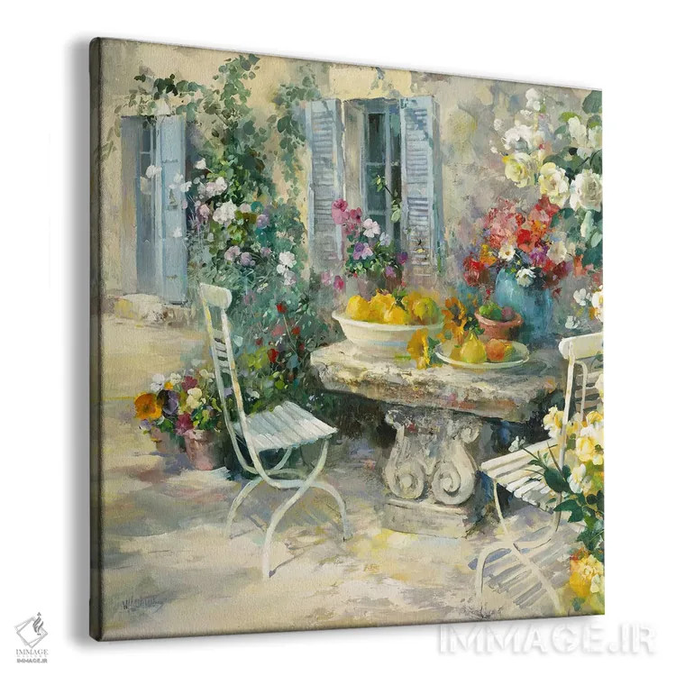 تابلو باغ آرمانی اثر ویلم هنراتس - نمای پرسپکتیو محصول