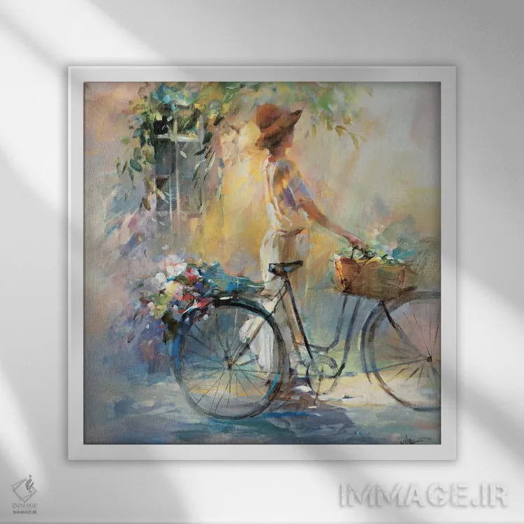 تابلو برو برای گردش اثر ویلم هنراتس - نمای قابدار سفید