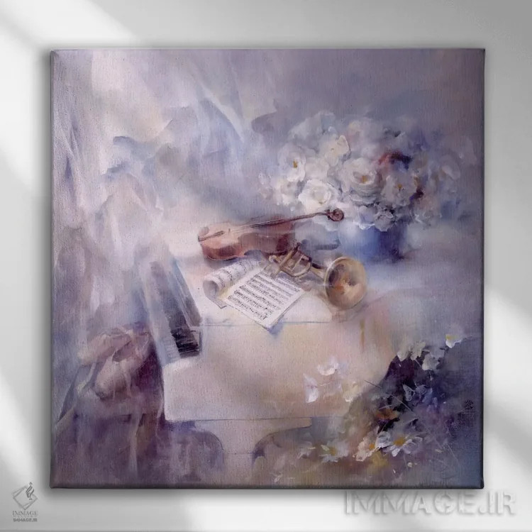 تابلو مانند یک آهنگ اثر ویلم هنراتس - نمای روبهرو روی دیوار