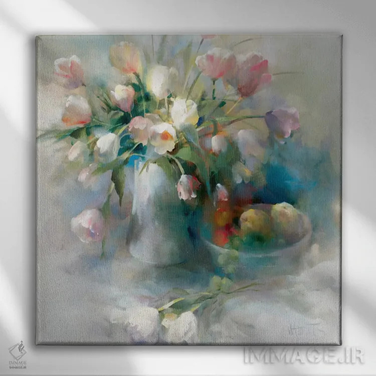 تابلو لنتو (آهسته/اصطلاح موسیقایی) اثر ویلم هنراتس - نمای روبهرو روی دیوار