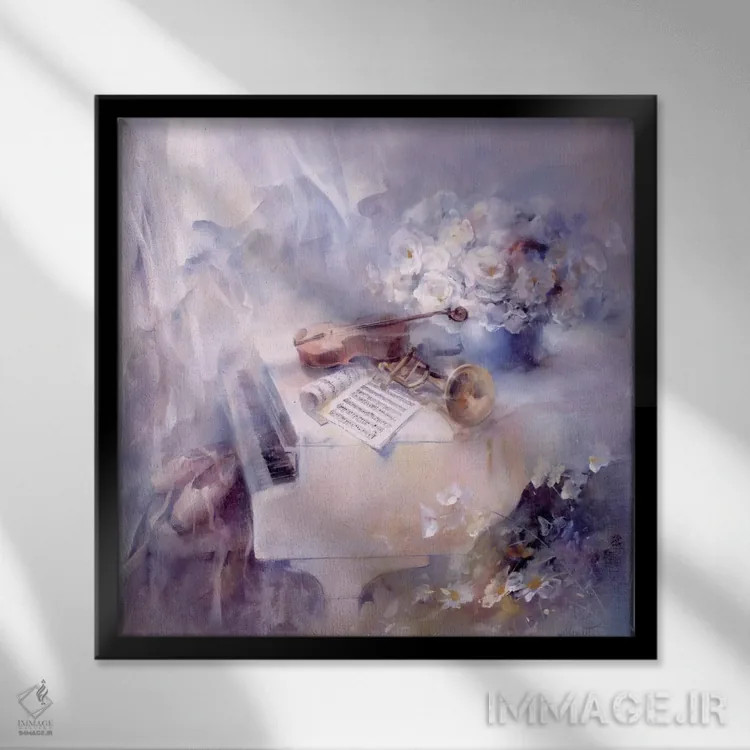 تابلو مانند یک آهنگ اثر ویلم هنراتس - نمای قابدار مشکی