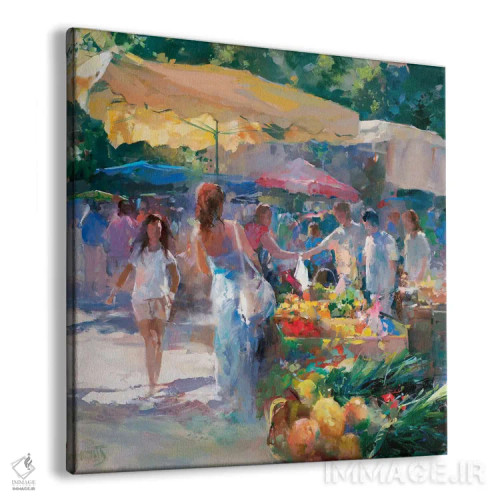 تابلو بازار تونی اثر ویلم هنراتس - نمای پرسپکتیو محصول