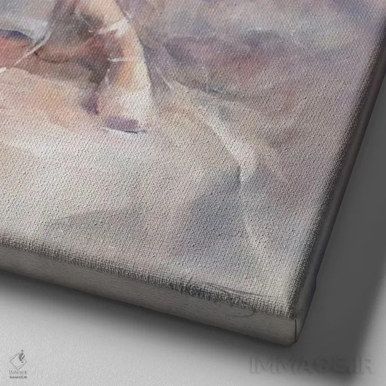 تابلو ملودیها اثر ویلم هنراتس - نمای نزدیک بافت بوم