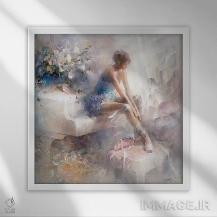 تابلو ملودیها اثر ویلم هنراتس - نمای قابدار سفید