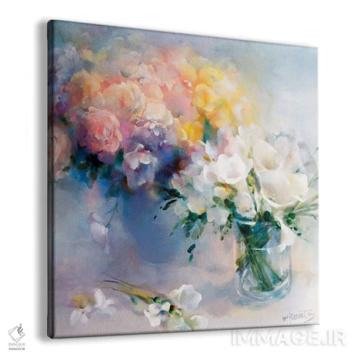تابلو قافیه گلها اثر ویلم هنراتس - نمای پرسپکتیو محصول
