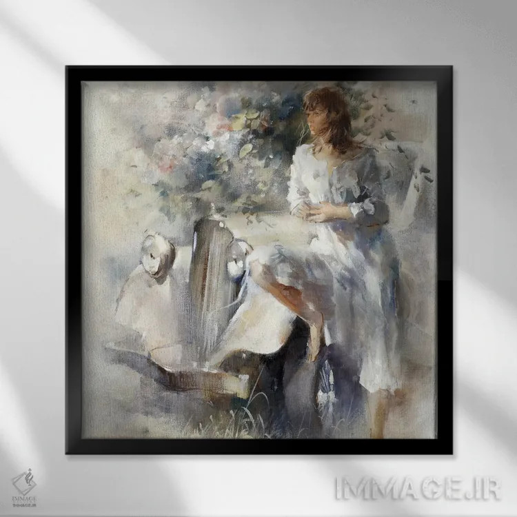 تابلو نوستالژی اثر ویلم هنراتس - نمای قابدار مشکی