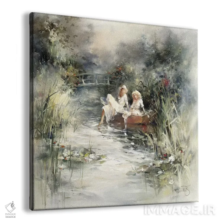 تابلو درخشش بهار اثر ویلم هنراتس - نمای پرسپکتیو محصول