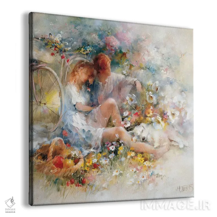 تابلو سفر در بهار اثر ویلم هنراتس - نمای پرسپکتیو محصول
