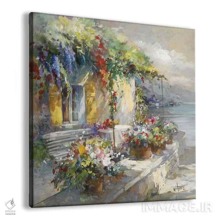 تابلو ایوان کنار دریا اثر ویلم هنراتس - نمای پرسپکتیو محصول