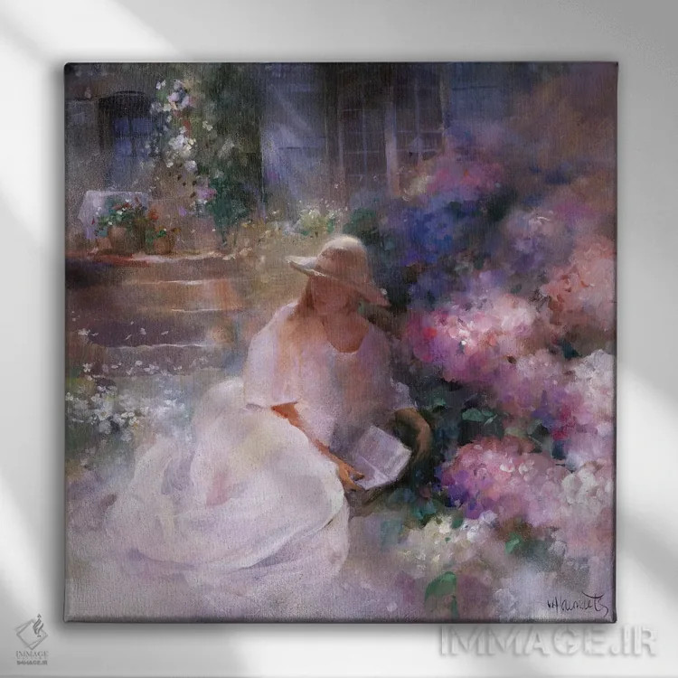 تابلو عصر یکشنبه اثر ویلم هنراتس - نمای روبهرو روی دیوار