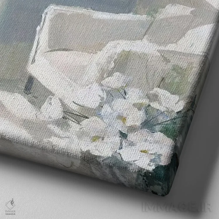 تابلو اتاق آفتابی اثر ویلم هنراتس - نمای نزدیک بافت بوم