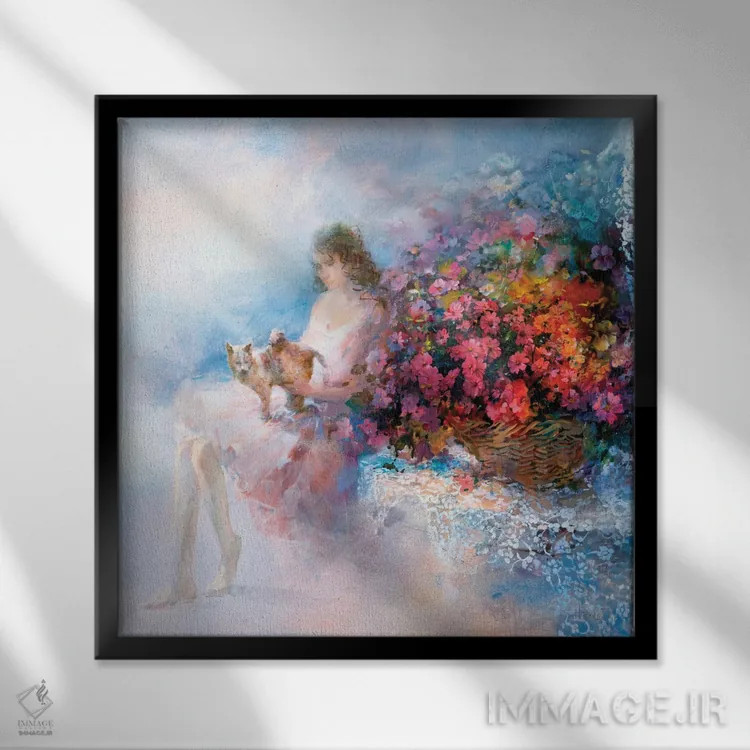 تابلو خاطرات ویژه اثر ویلم هنراتس - نمای قابدار مشکی