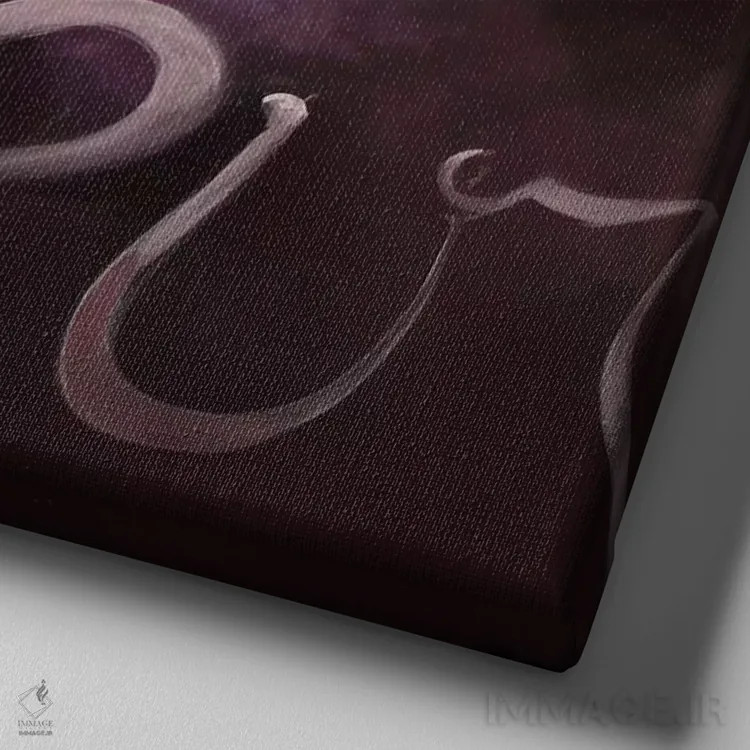 تابلو گل ۱ اثر ویلم هنراتس - نمای نزدیک بافت بوم