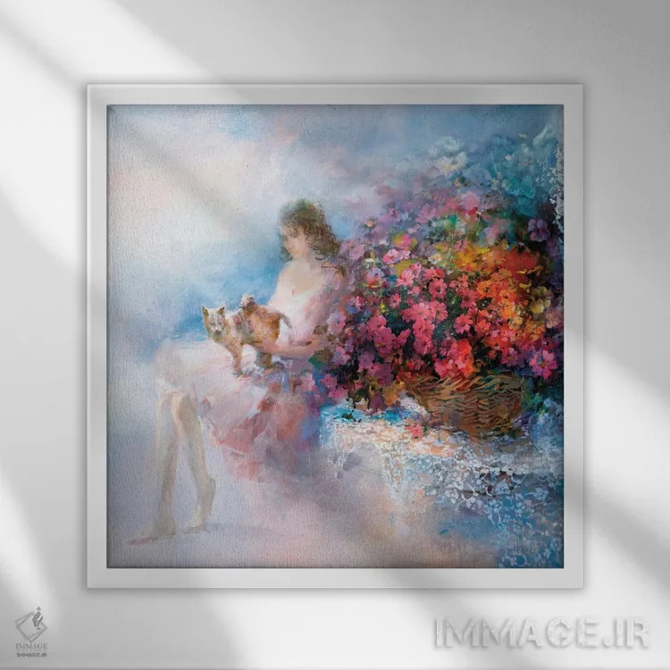 تابلو خاطرات ویژه اثر ویلم هنراتس - نمای قابدار سفید