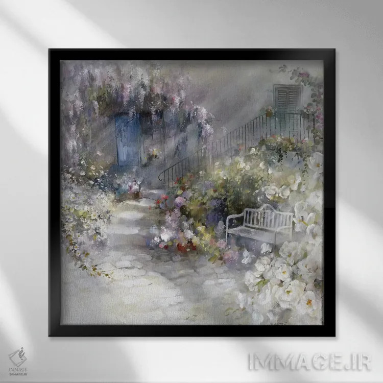 تابلو بیکلام اثر ویلم هنراتس - نمای قابدار مشکی