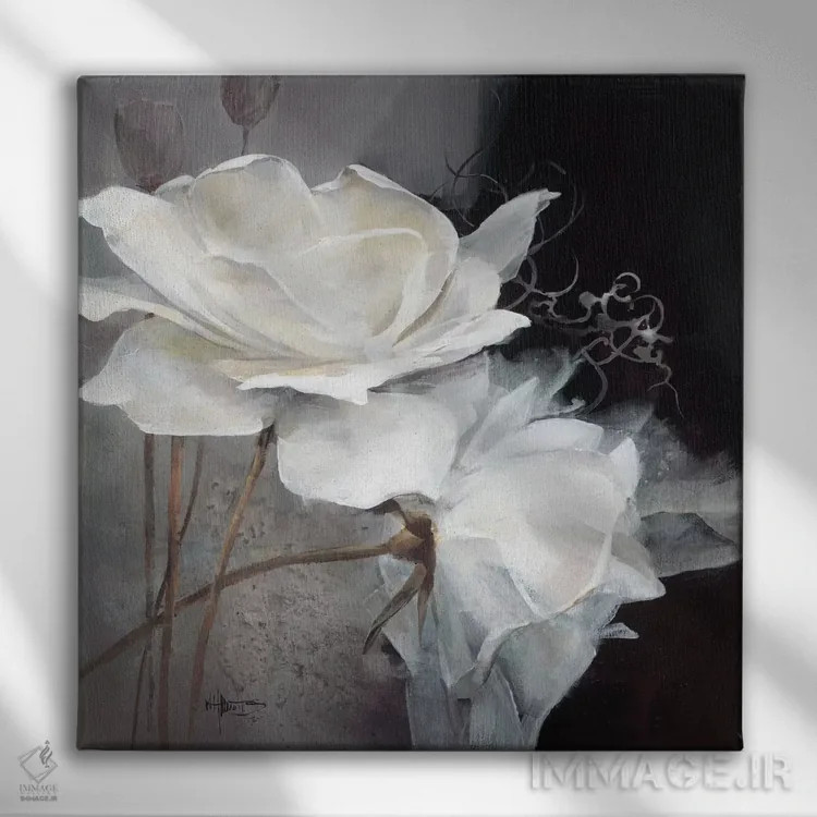 تابلو وفور گلها ۱ اثر ویلم هنراتس - نمای روبهرو روی دیوار