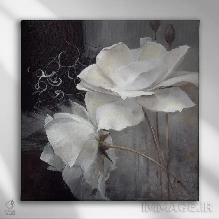 تابلو وفور گلها ۲ اثر ویلم هنراتس - نمای روبهرو روی دیوار