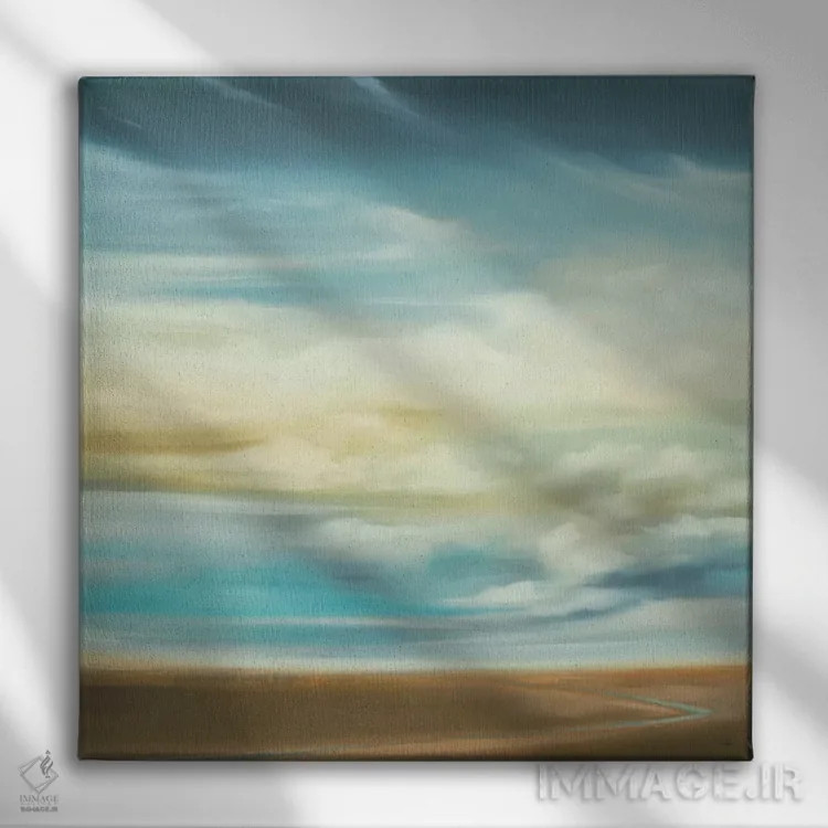 تابلو منظره ۱۵۴ اثر کیسی هکستون - نمای روبهرو روی دیوار