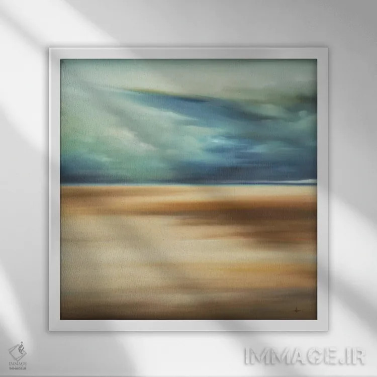 تابلو منظره ۱۰۹ اثر کیسی هکستون - نمای قابدار سفید