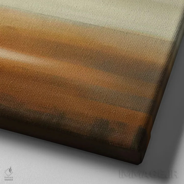 تابلو منظره ۲۰۰ اثر کیسی هکستون - نمای نزدیک بافت بوم